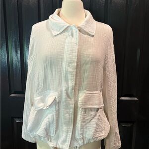 Sanctuary White Textured Jacket